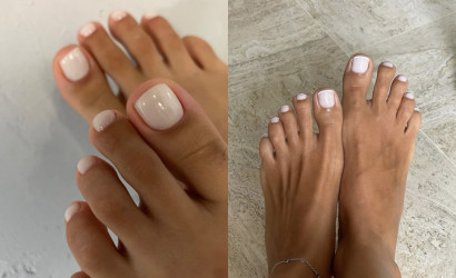 Milky white pedikúra: Elegantná pedikúra, ktorá vyzerá luxusne v každom veku