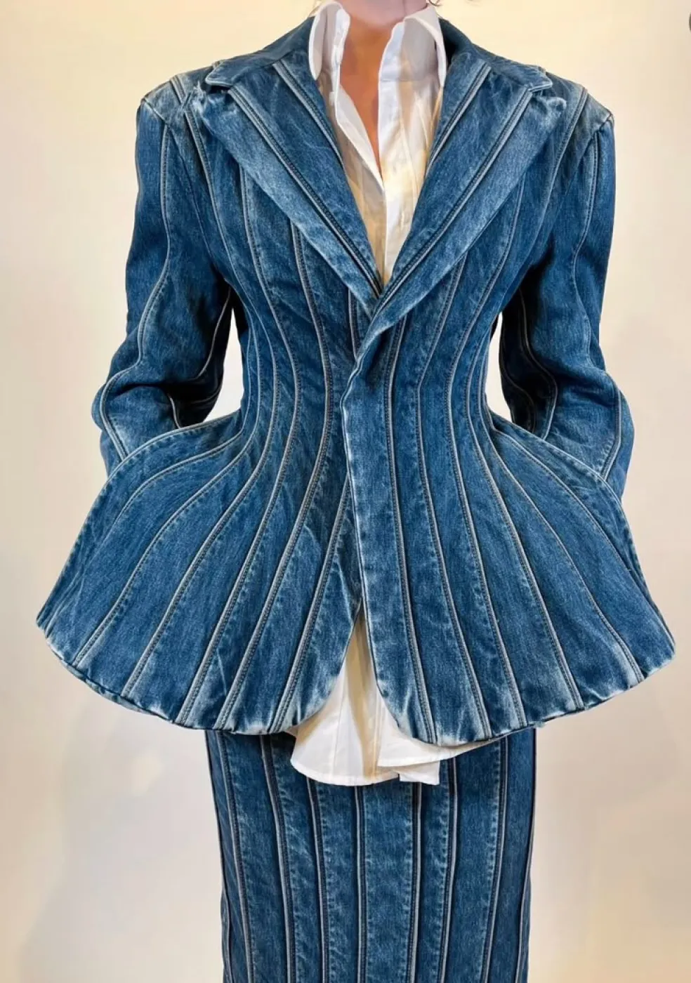 denim v haute couture