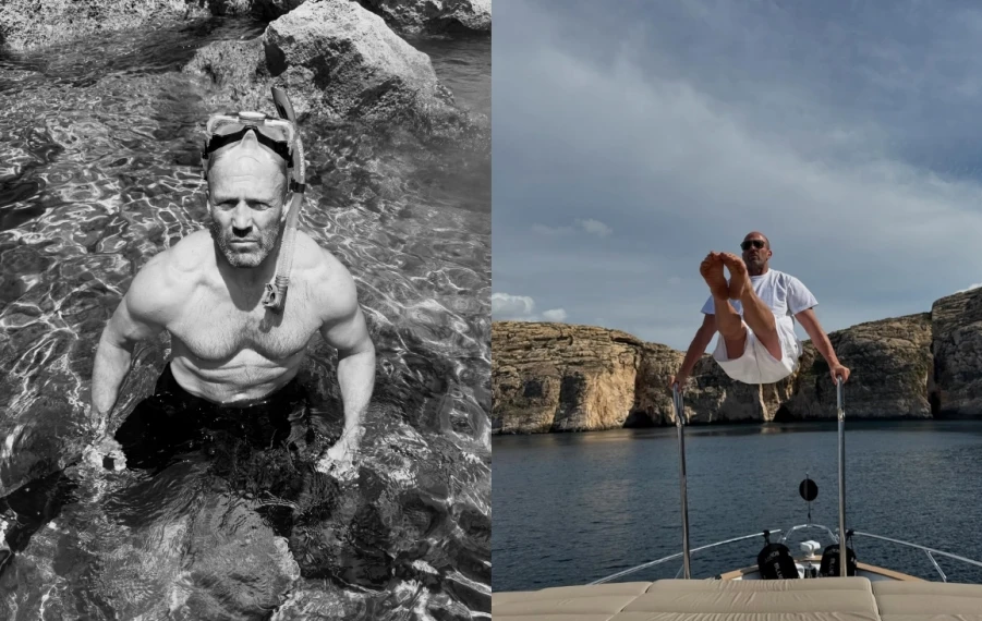 Jason Statham tréning vo veku 59 rokov udržiava špičkovú kondíciu a neuveriteľnú formu