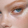 Frosty eyes po 40: Ako nosiť strieborné a modré tiene moderne a elegantne