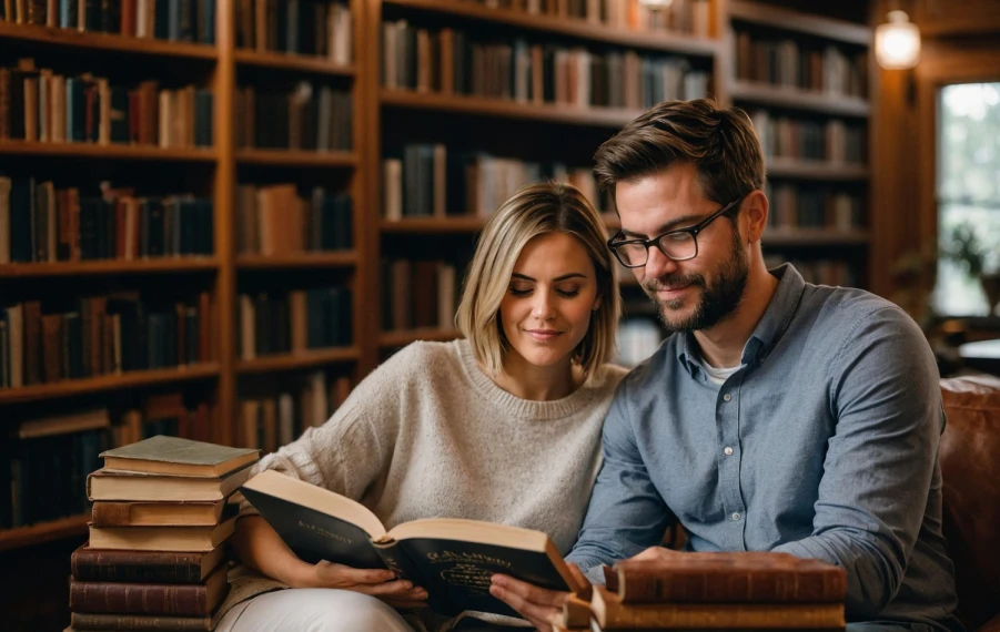 Silent Book Club s ľuďmi spoločne čítajúcimi knihy v tichom knižnom klube