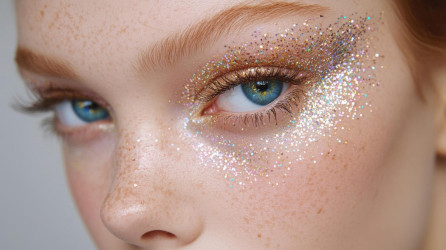 Frosty eyes po 40: Ako nosiť strieborné a modré tiene moderne a elegantne