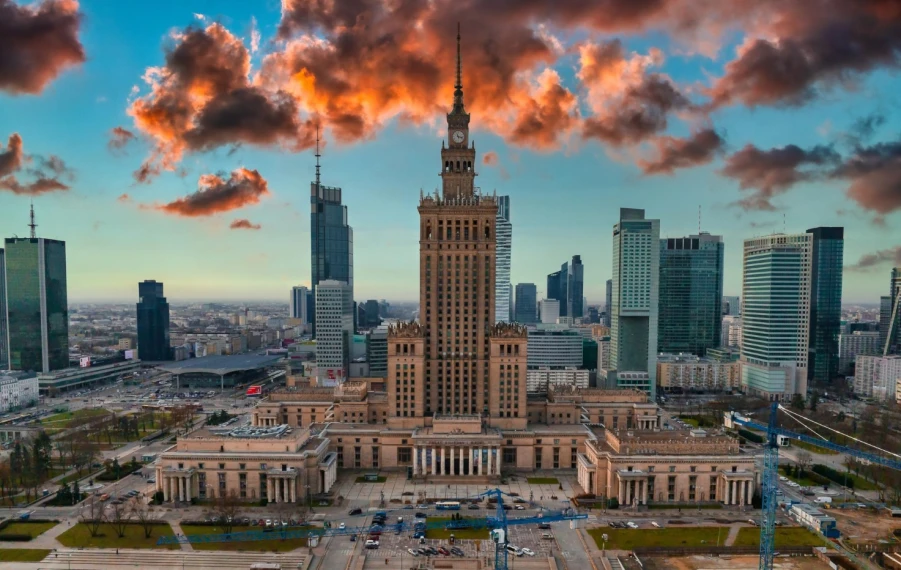 Víkend vo Varšave a panoráma poľskej metropoly