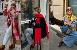 Ako uviazať šál a šatku: Jednoduché postupy ku kabátu